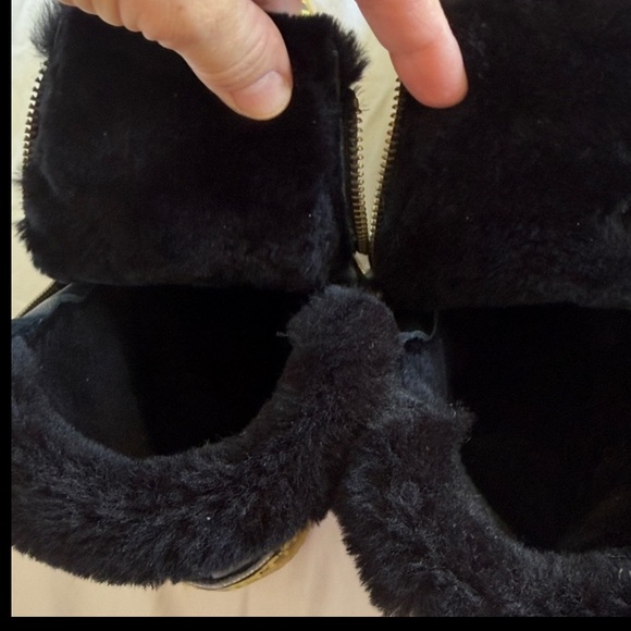 Free People Laidback London NWT Setsu Suede Black Shearling Boot - Picture 6 of 10